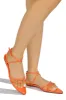 Bibi Open Toe Strappy Flat Sandals with Ankle Strap - Orange sold by Cape Robbin