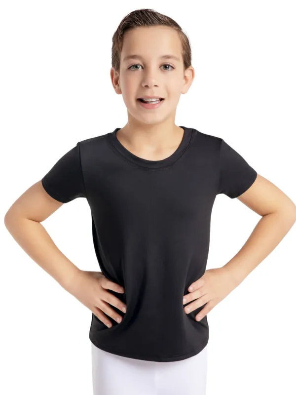 Studio Collection Crew Neck Tee - Boys sold by Capezio