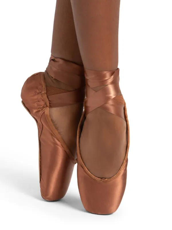 Ava Pointe Shoe | Skintone 60 sold by Capezio