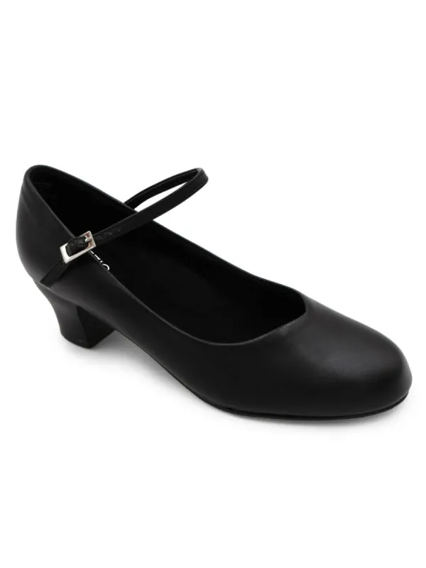 Cassie Jr. Character Shoe | Black sold by Capezio