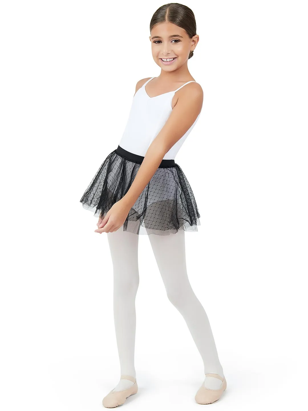 Double Layer Pull On Skirt - Girls sold by Capezio
