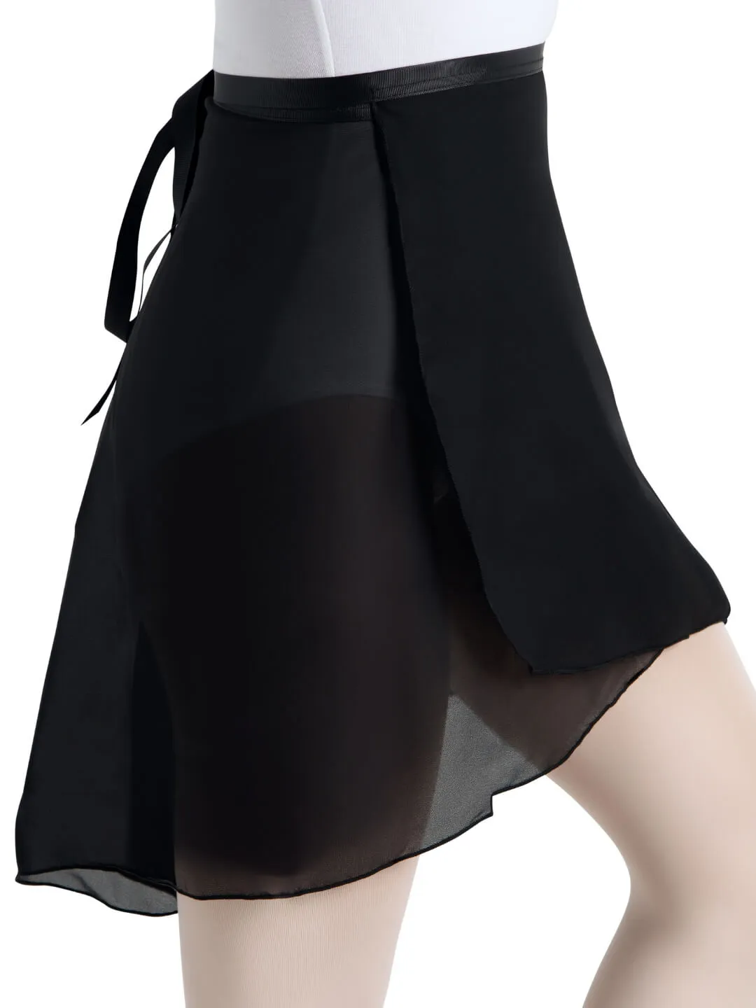 Georgette Long Wrap Skirt sold by Capezio