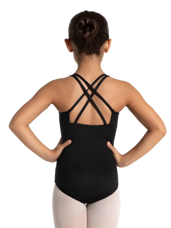Studio Collection Crisscross Back Leotard - Girls made by Capezio