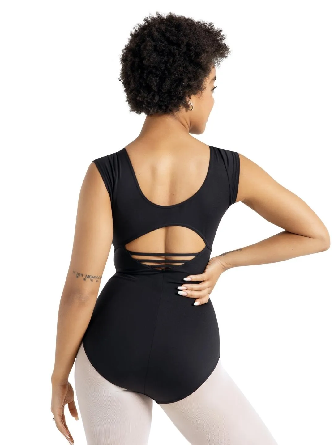 Studio Collection High Neck Cap Sleeve Leotard sold by Capezio