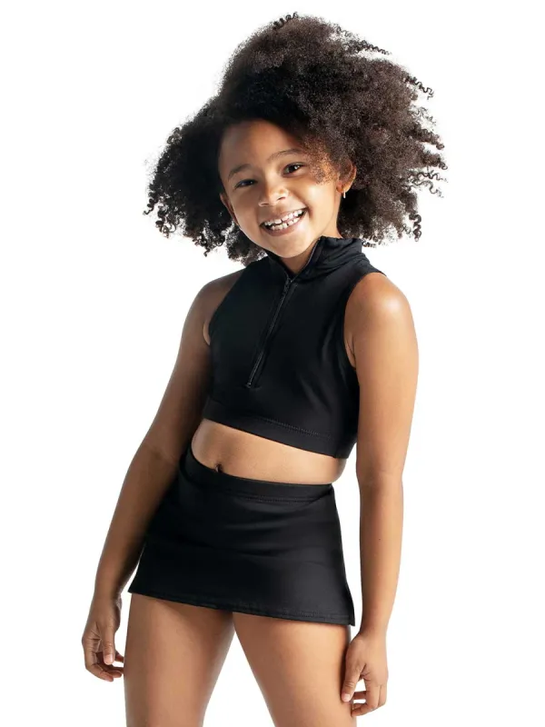 Team Basics Mock Neck Top - Girls sold by Capezio