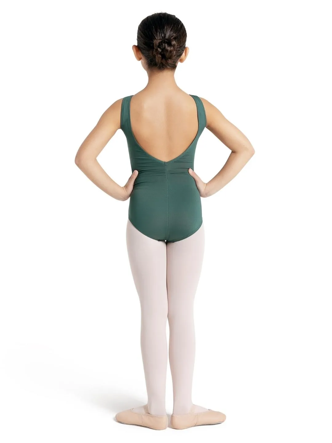 Studio Collection Low V Back w/ Pinch Tank Leotard - Girls sold by Capezio product image thumbnail 3