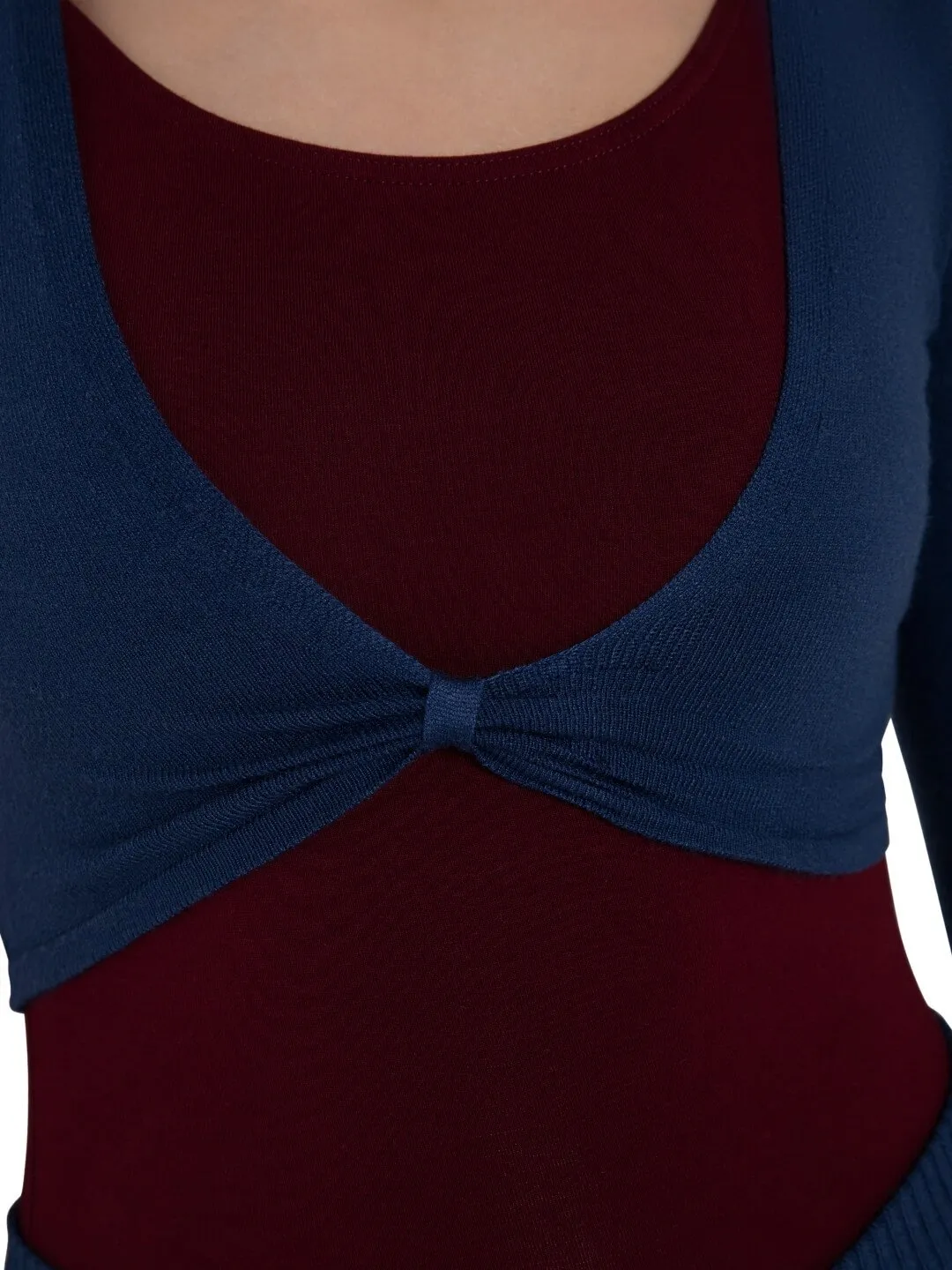 Harmonie Cropped Pinch Sweater sold by Capezio product image thumbnail 2
