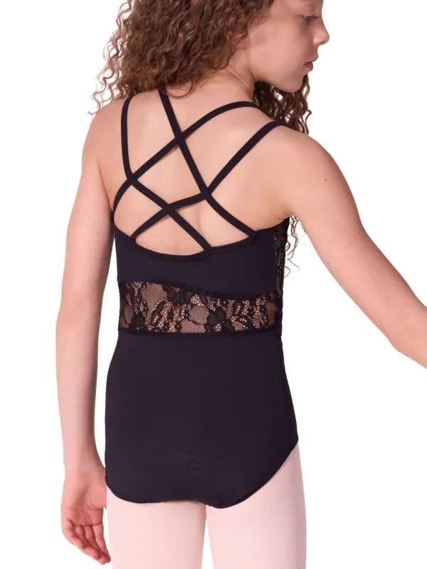 Soft Elegance Lace Camisole Leotard - Tween made by Capezio