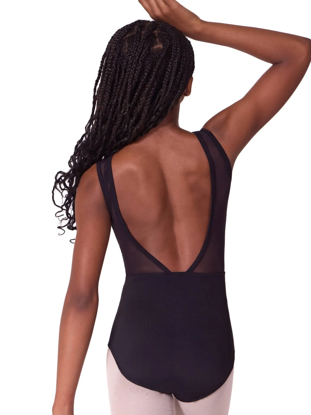 Soft Elegance Asymmetrical Boat Neck Leotard - Tween sold by Capezio product image thumbnail 3