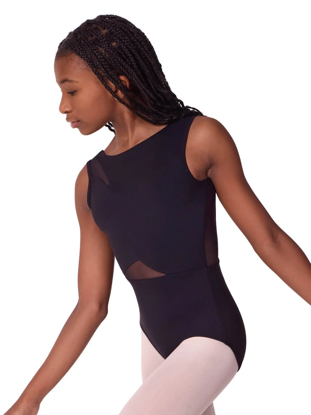 Soft Elegance Asymmetrical Boat Neck Leotard - Tween sold by Capezio product image thumbnail 2