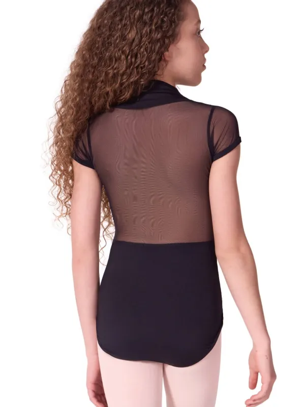 Soft Elegance Corset Short Sleeve Leotard - Tween sold by Capezio