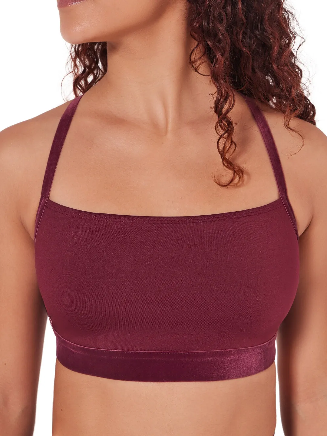 Ornate Romance Fondness Cami Criss Cross Back Bra sold by Capezio product image thumbnail 2