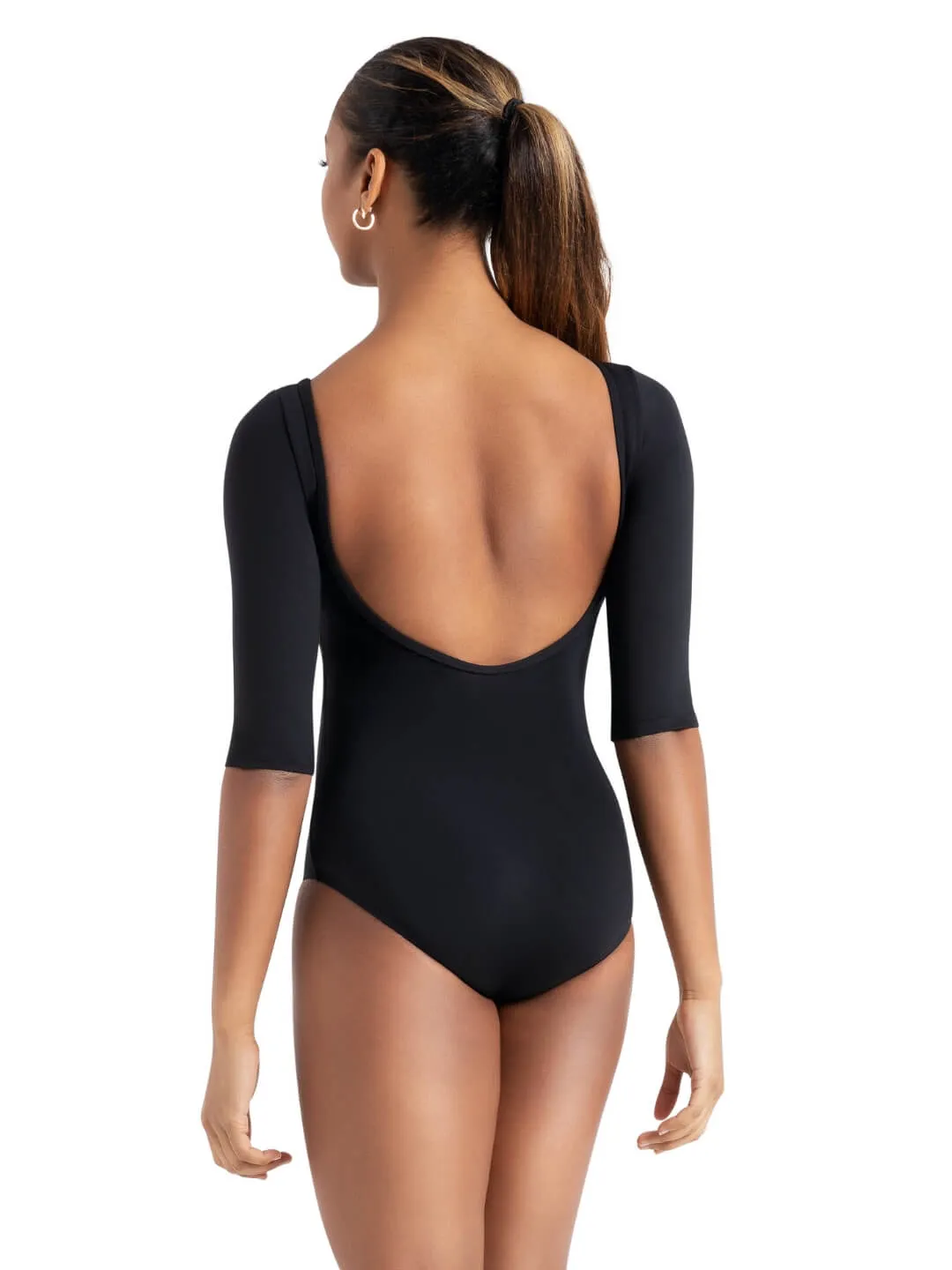 Boatneck 3/4 Sleeve Leotard sold by Capezio product image thumbnail 4