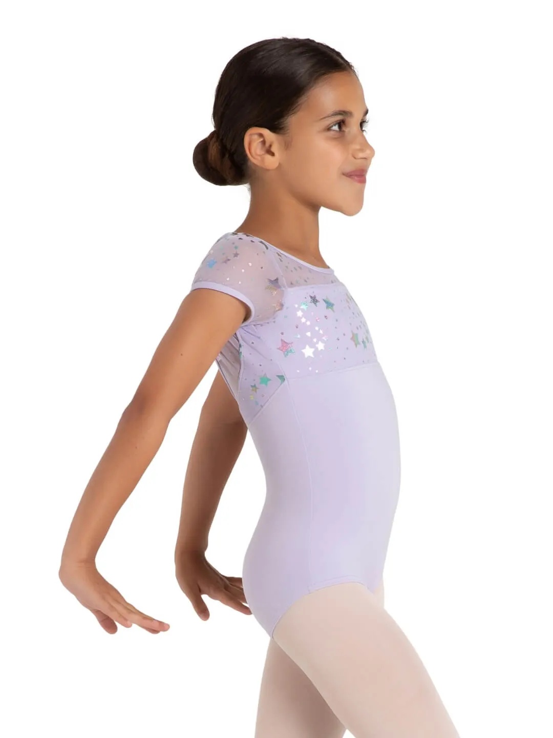 Star Struck Galaxy Short Sleeve Leotard - Girls sold by Capezio product image thumbnail 3