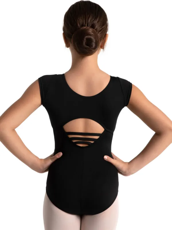 Studio Collection High Neck Cap Sleeve Leotard - Girls sold by Capezio