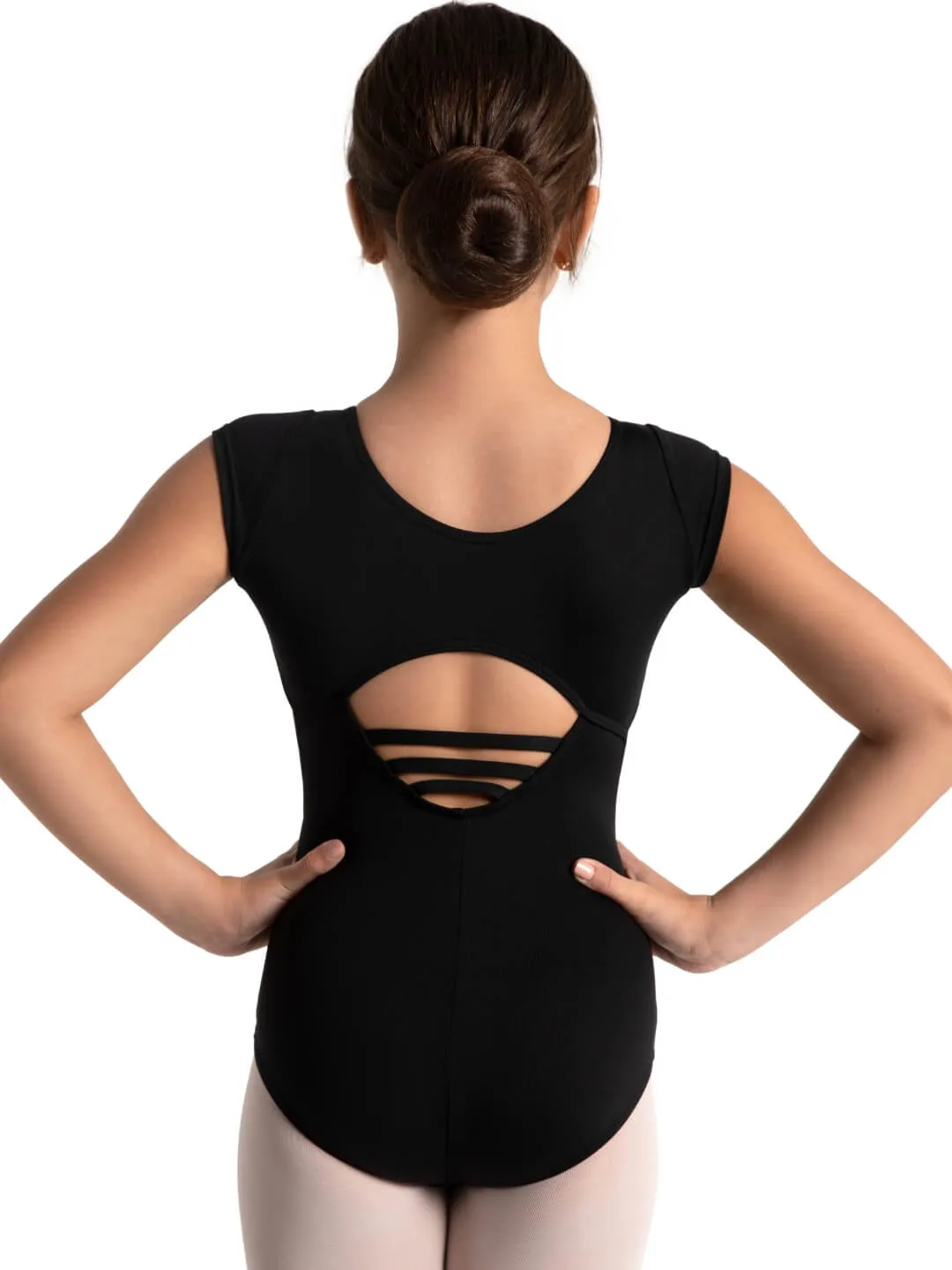 Studio Collection High Neck Cap Sleeve Leotard - Girls sold by Capezio product image thumbnail 3