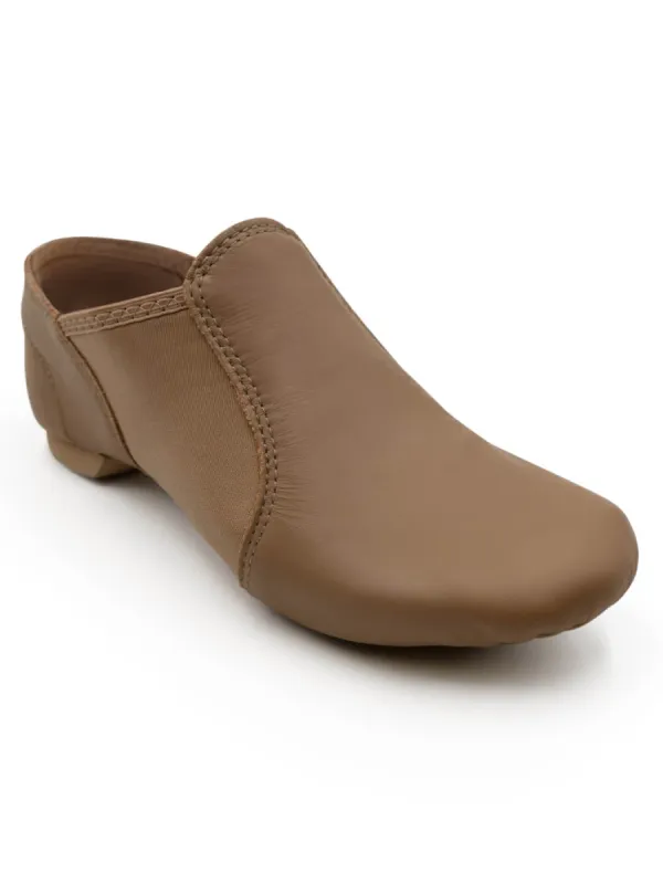 E-Series Jazz Slip On | Caramel sold by Capezio