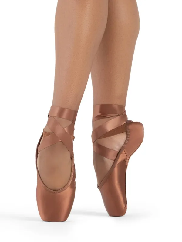 Ava #3.5 Shank Pointe Shoe | Skintone 60 sold by Capezio