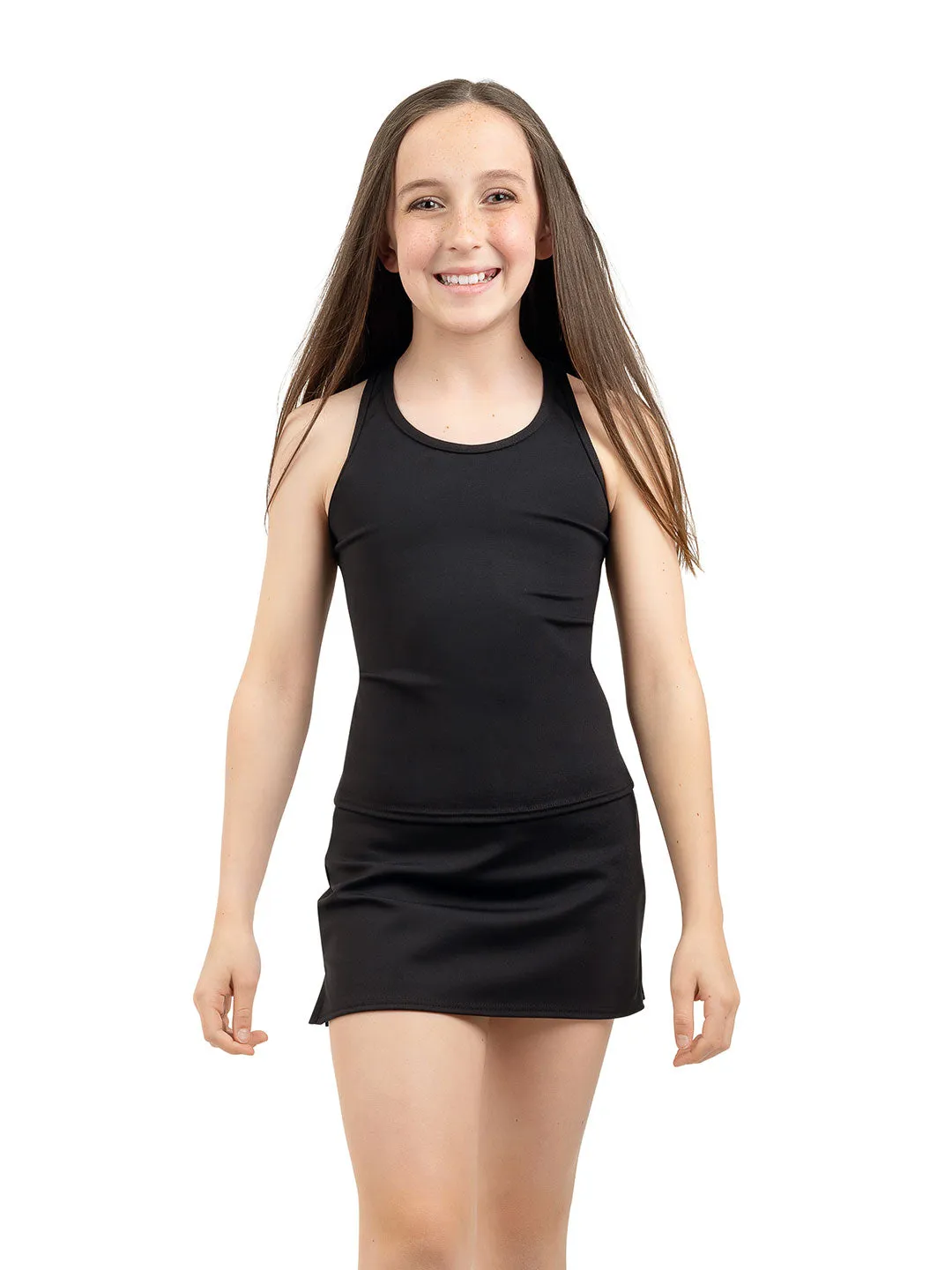 Team Basics Tank Top with Racerback - Girls sold by Capezio product image thumbnail 2