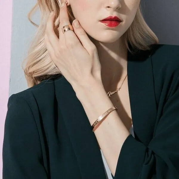 Custom Medium Classic Cuff sold by Capsul Jewelry product image thumbnail 2