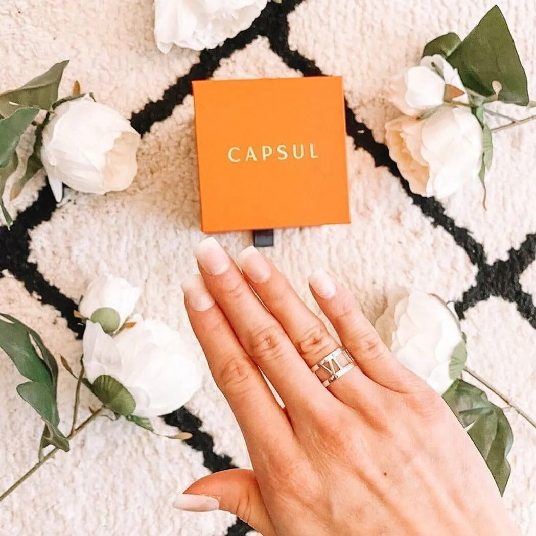 Custom Thick Cut Out Ring sold by Capsul Jewelry product image thumbnail 5