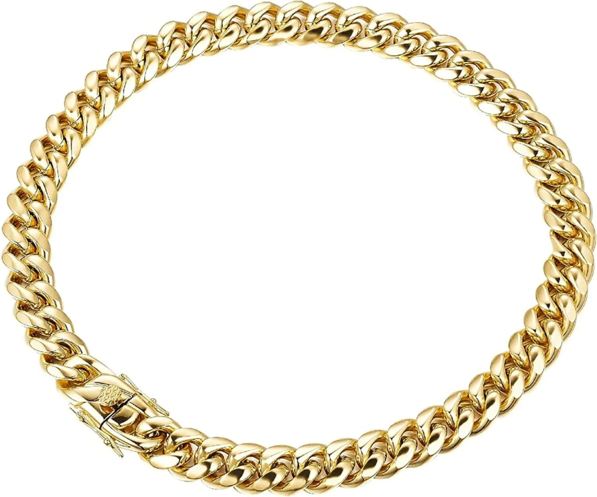 8mm Medium Classic Havana Cuban Chain Bracelet sold by Capsul Jewelry product image thumbnail 4
