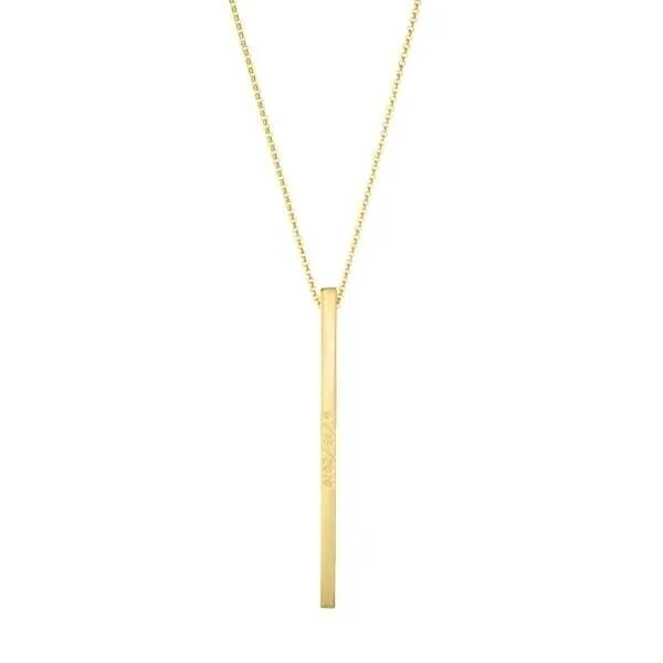Custom Thin Column Necklace sold by Capsul Jewelry