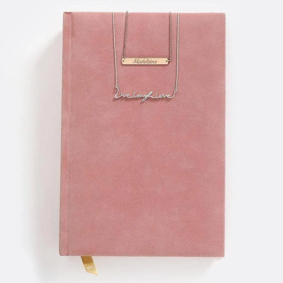 Sterling Silver Live Laugh Love Signature Necklace sold by Capsul Jewelry product image thumbnail 4