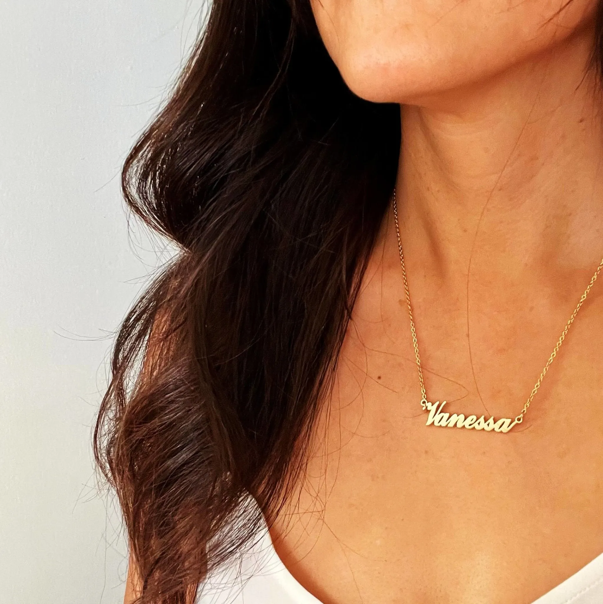 Personalized Name Necklace - "The Carrie" sold by Capsul Jewelry product image thumbnail 2
