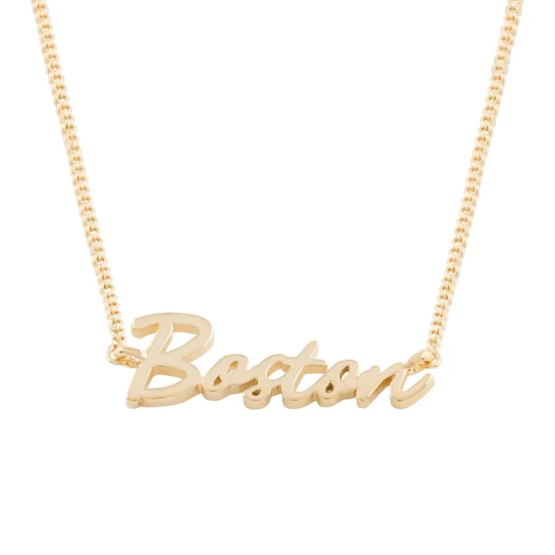 Boston Signature Necklace sold by Capsul Jewelry