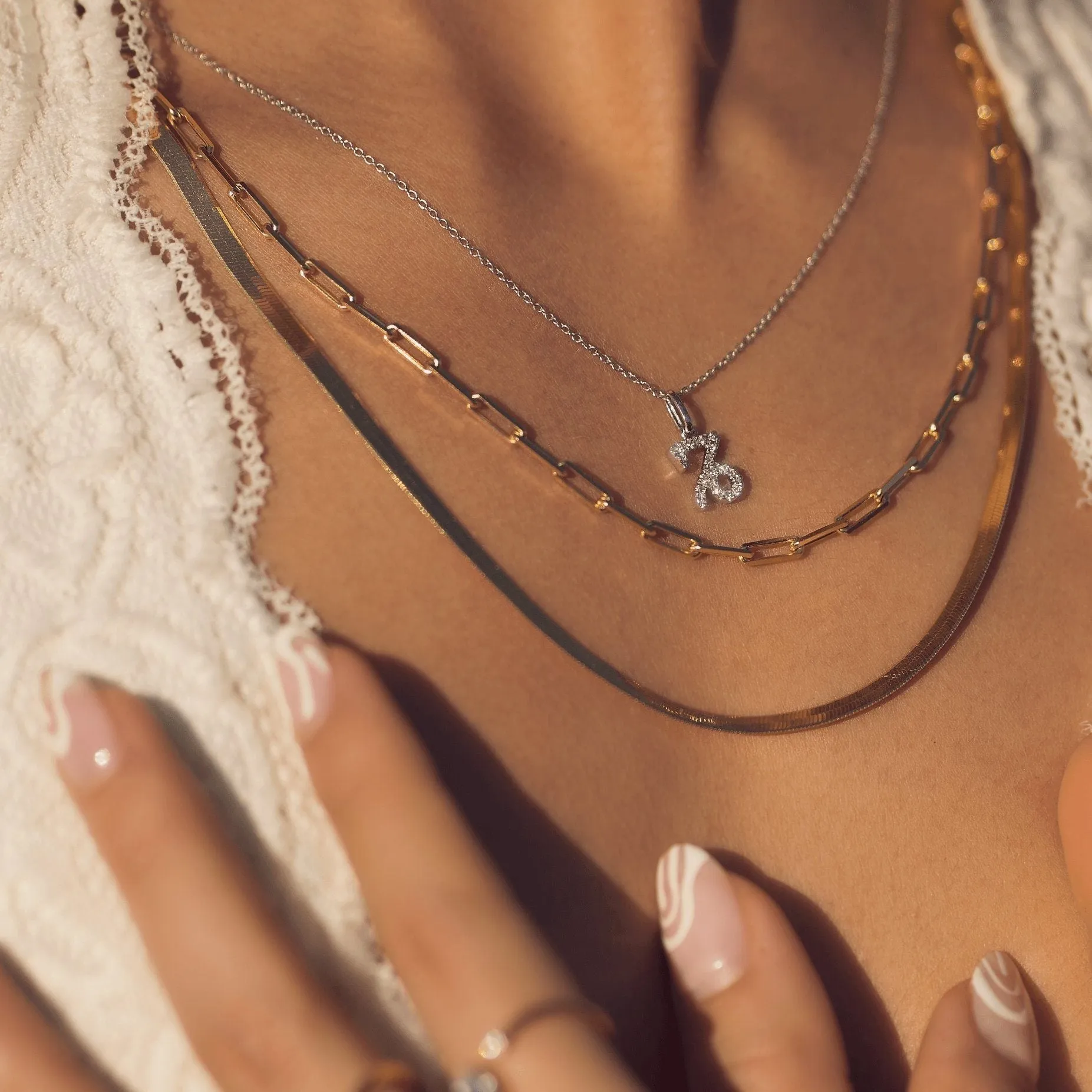 Small Paperclip Chain Necklace sold by Capsul Jewelry product image thumbnail 5