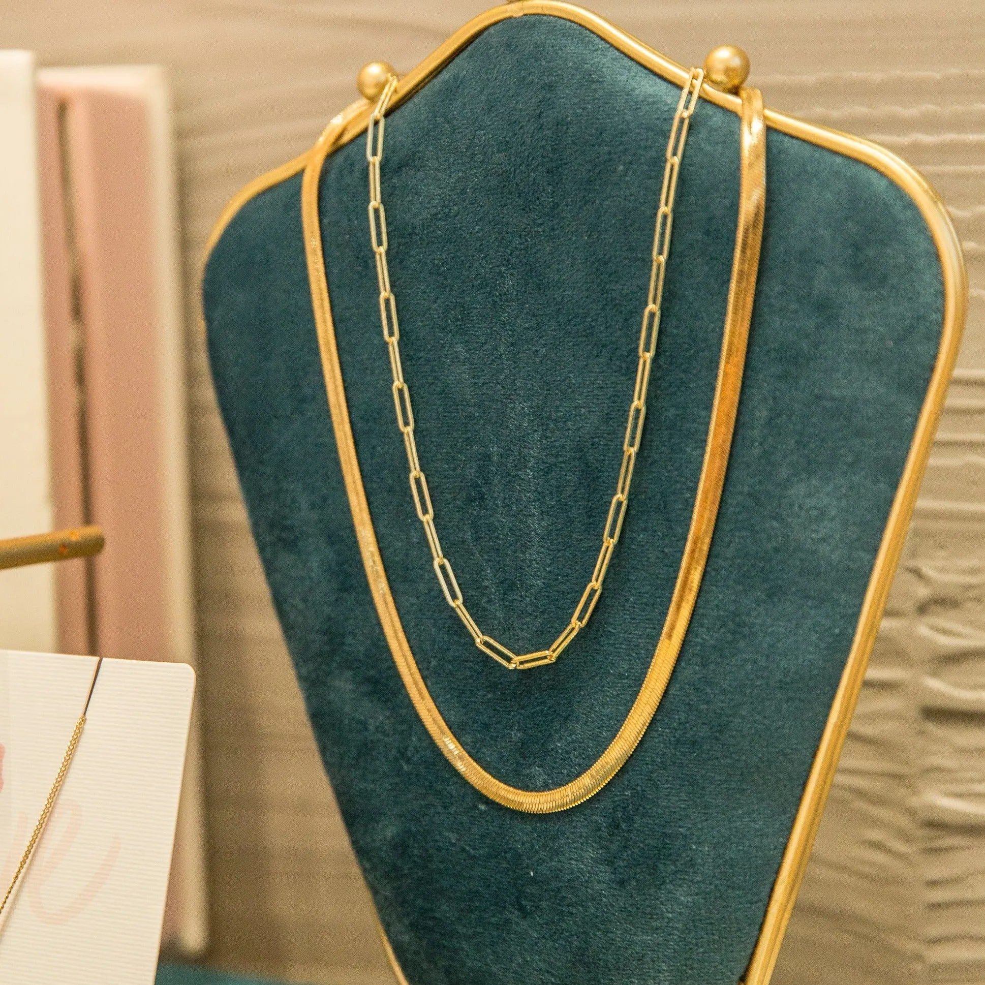 Small Paperclip Chain Necklace sold by Capsul Jewelry product image thumbnail 4