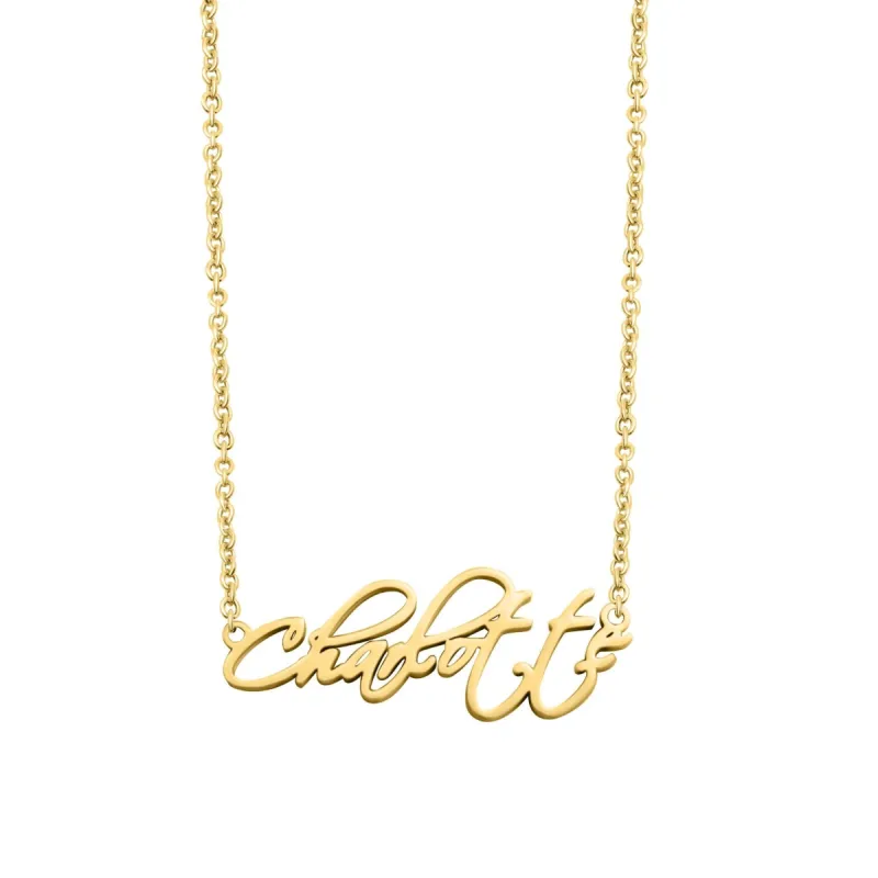 Personalized Name Necklace - "The Charlotte" sold by Capsul Jewelry