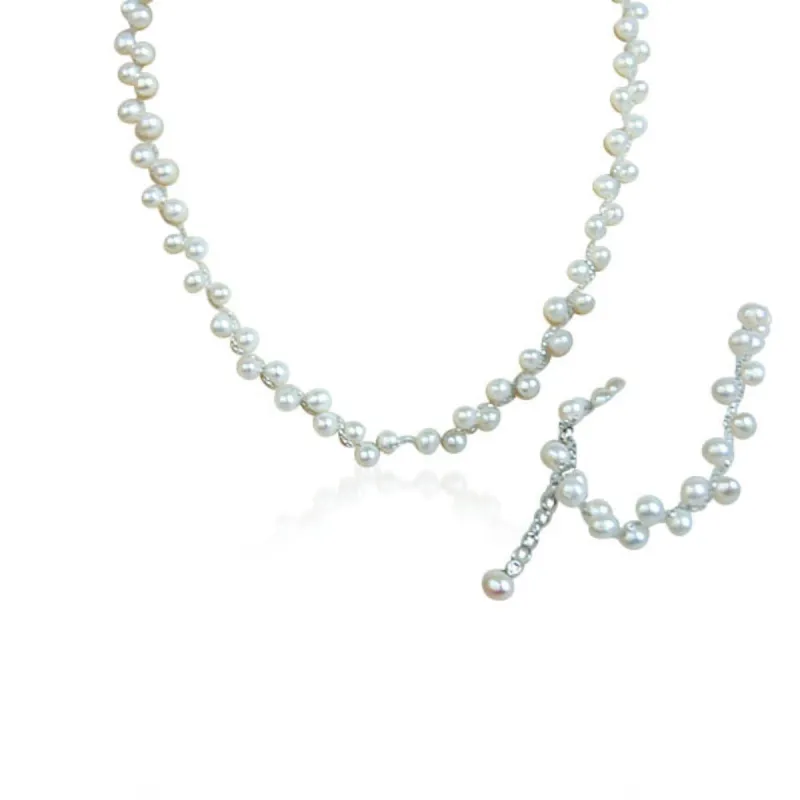 Dancing Pearl Necklace and Bracelet Gift Set sold by Capsul Jewelry
