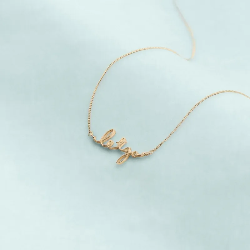 Sterling Silver Let Go Signature Necklace sold by Capsul Jewelry