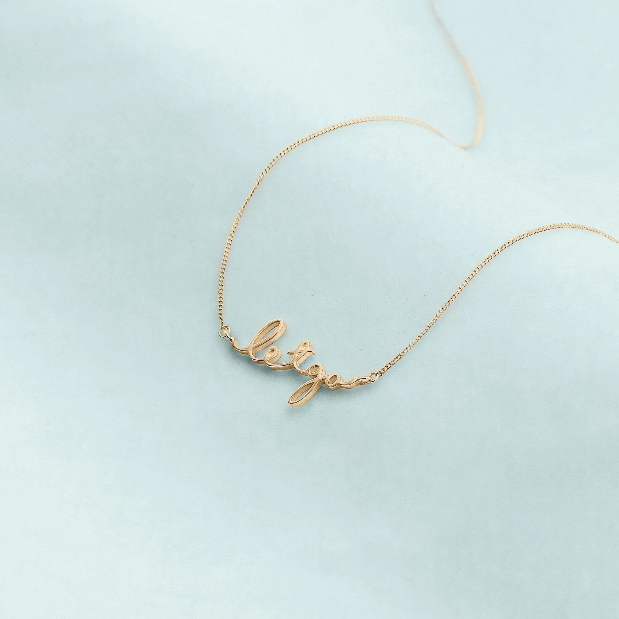Sterling Silver Let Go Signature Necklace sold by Capsul Jewelry