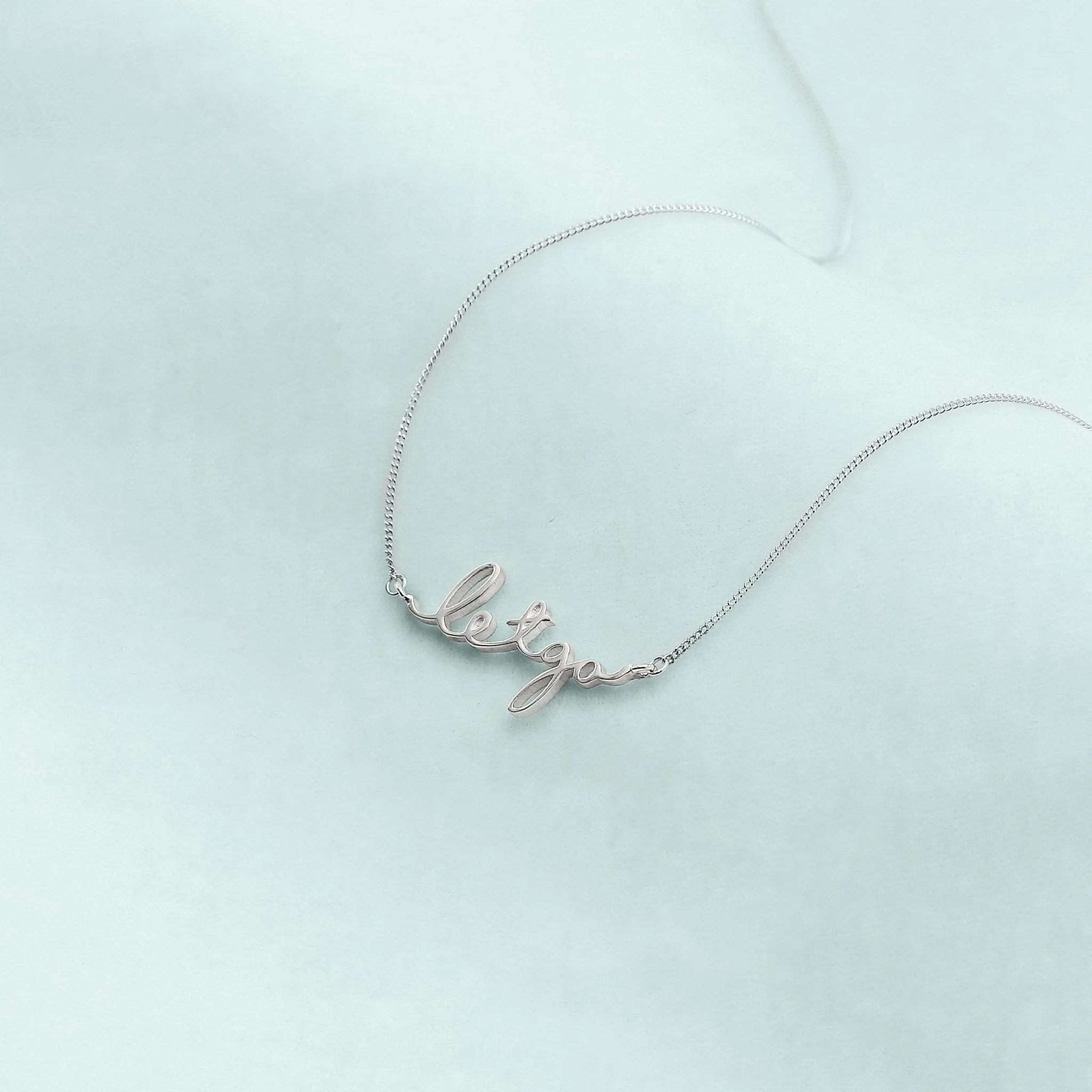 Sterling Silver Let Go Signature Necklace sold by Capsul Jewelry product image thumbnail 3
