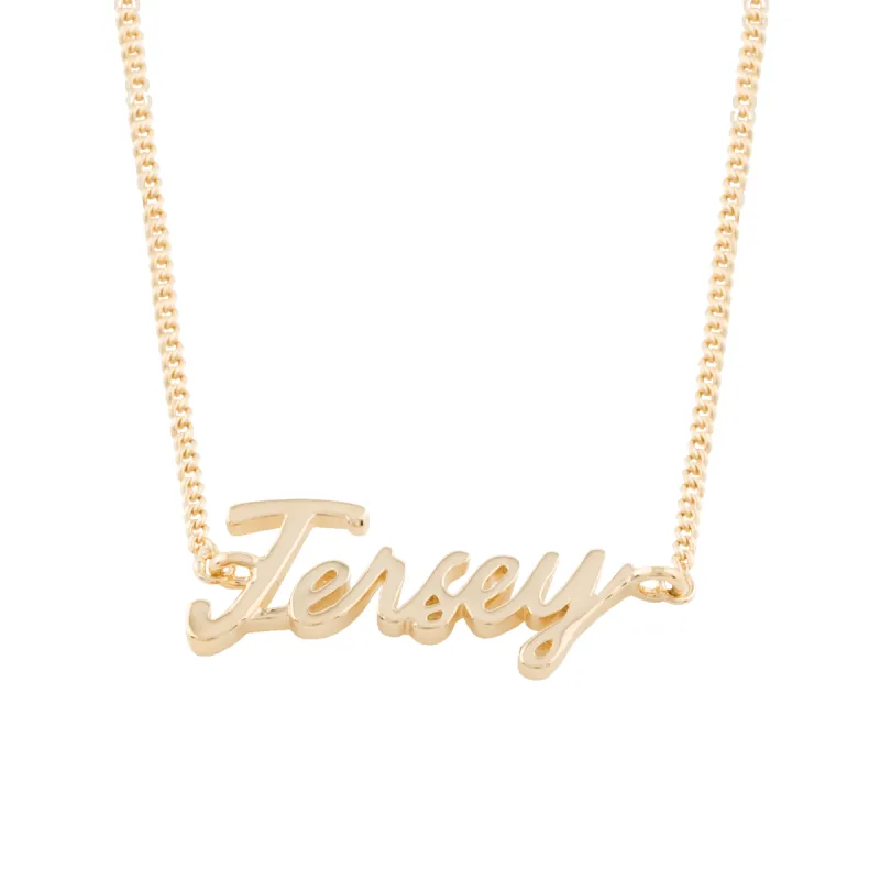 Jersey Signature Necklace sold by Capsul Jewelry