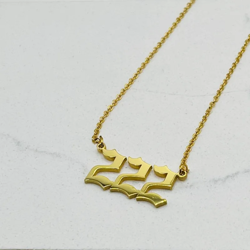 Angel Number Necklace sold by Capsul Jewelry