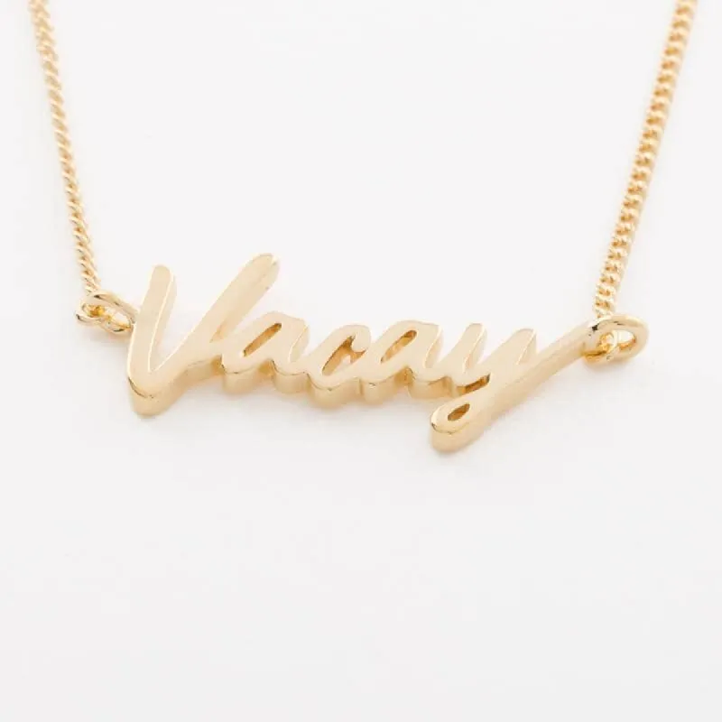 Vacay Signature Necklace sold by Capsul Jewelry