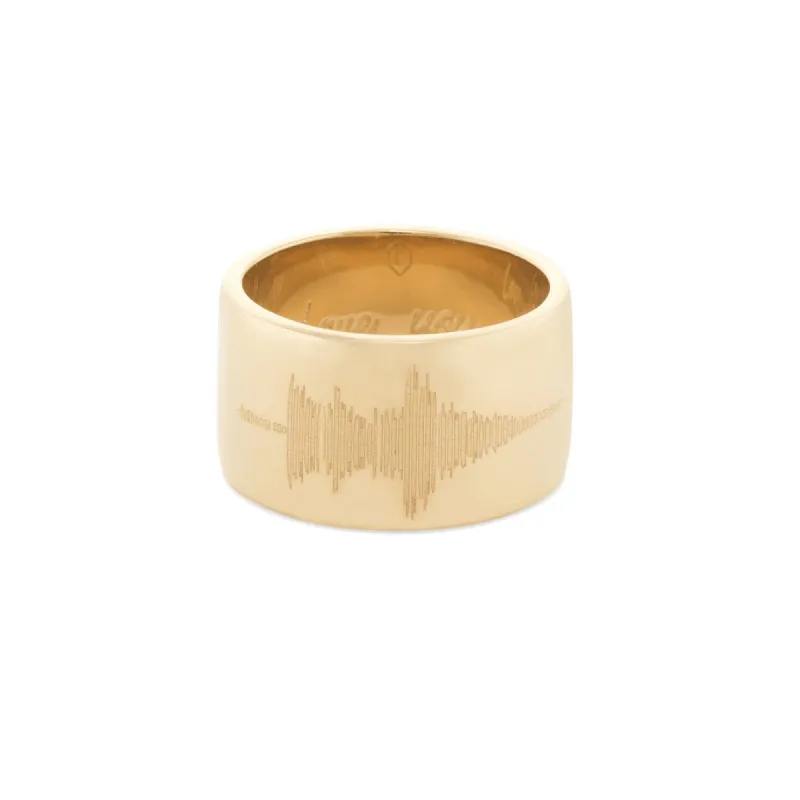 Custom Wide Classic Ring sold by Capsul Jewelry