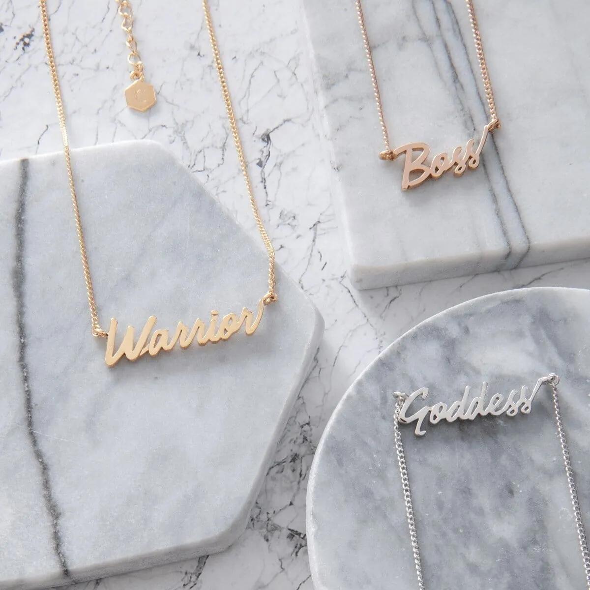 Goddess Signature Necklace sold by Capsul Jewelry product image thumbnail 5