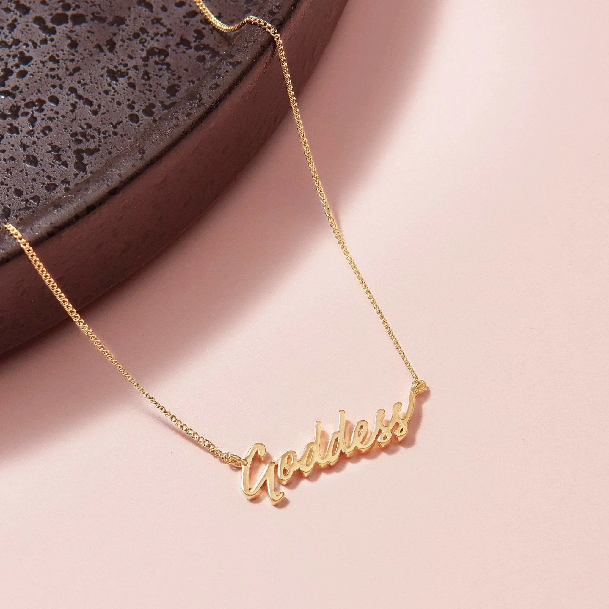 Goddess Signature Necklace sold by Capsul Jewelry