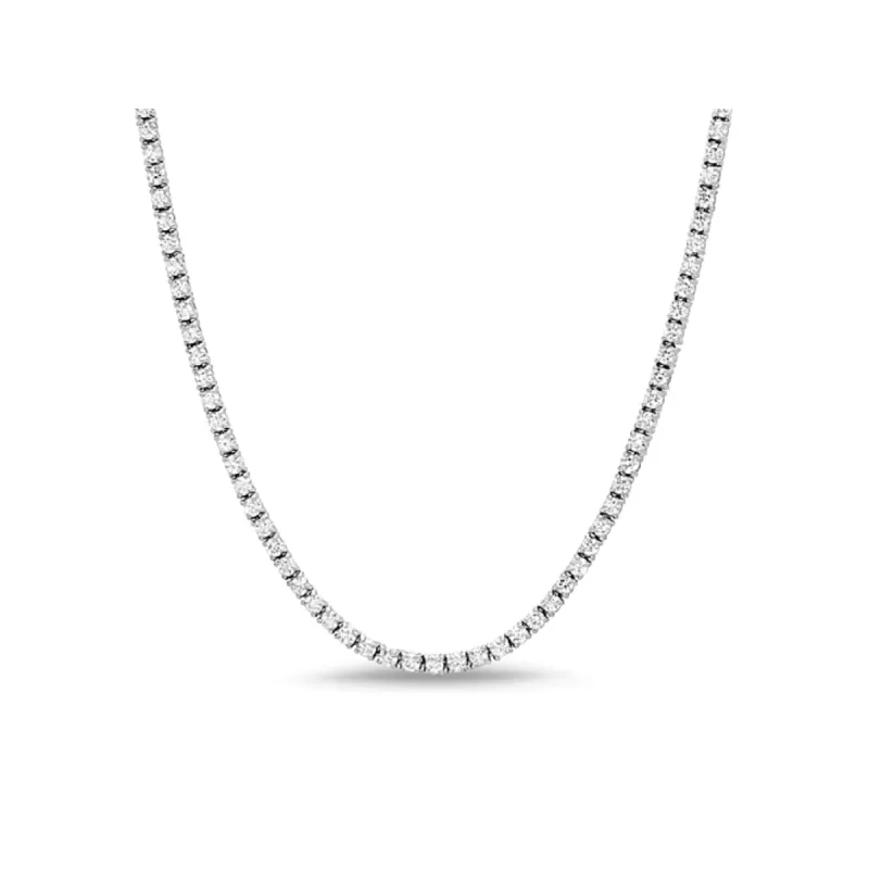 Classic CZ Diamond Tennis Necklace sold by Capsul Jewelry