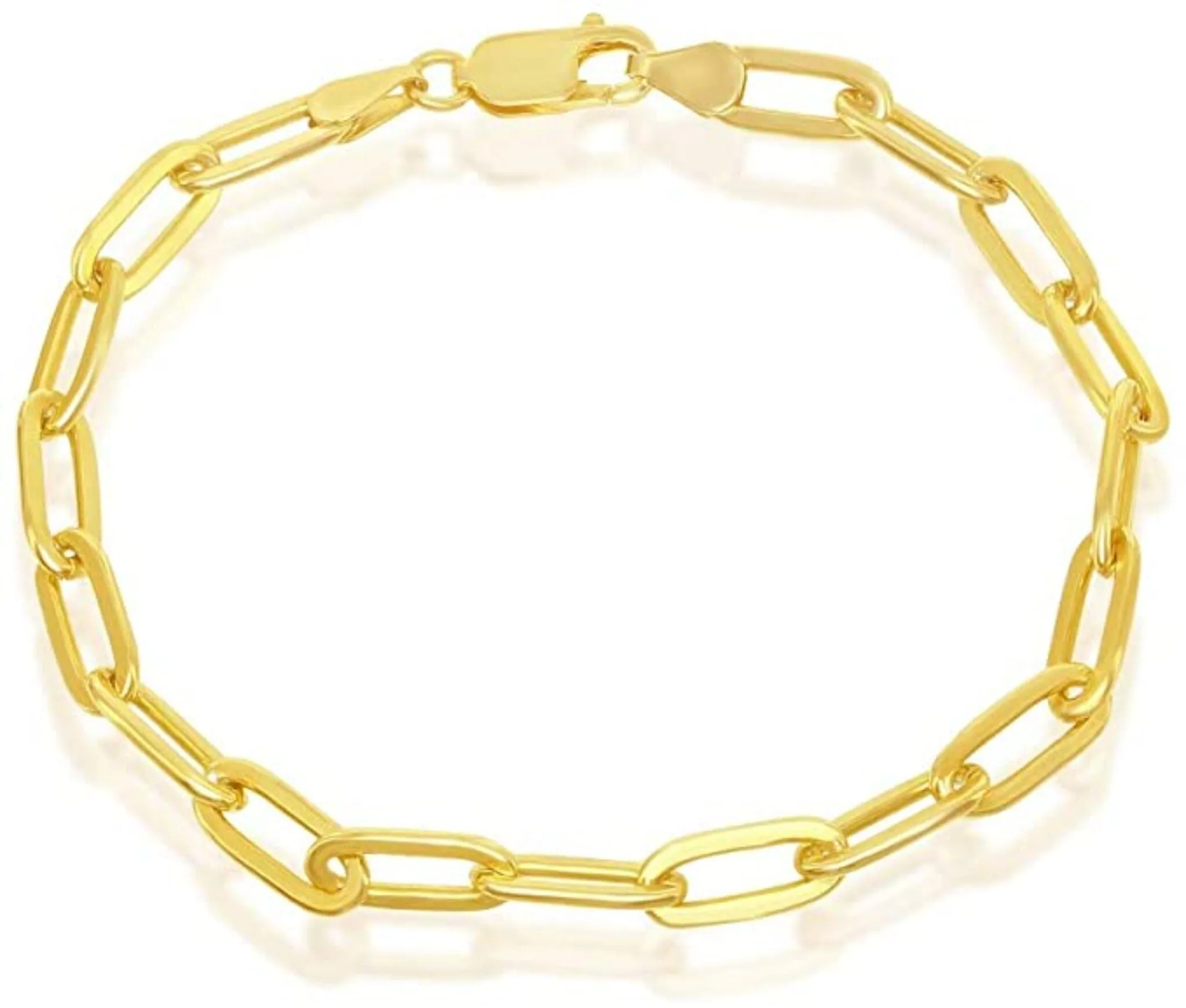 Large Paperclip Chain Bracelet sold by Capsul Jewelry