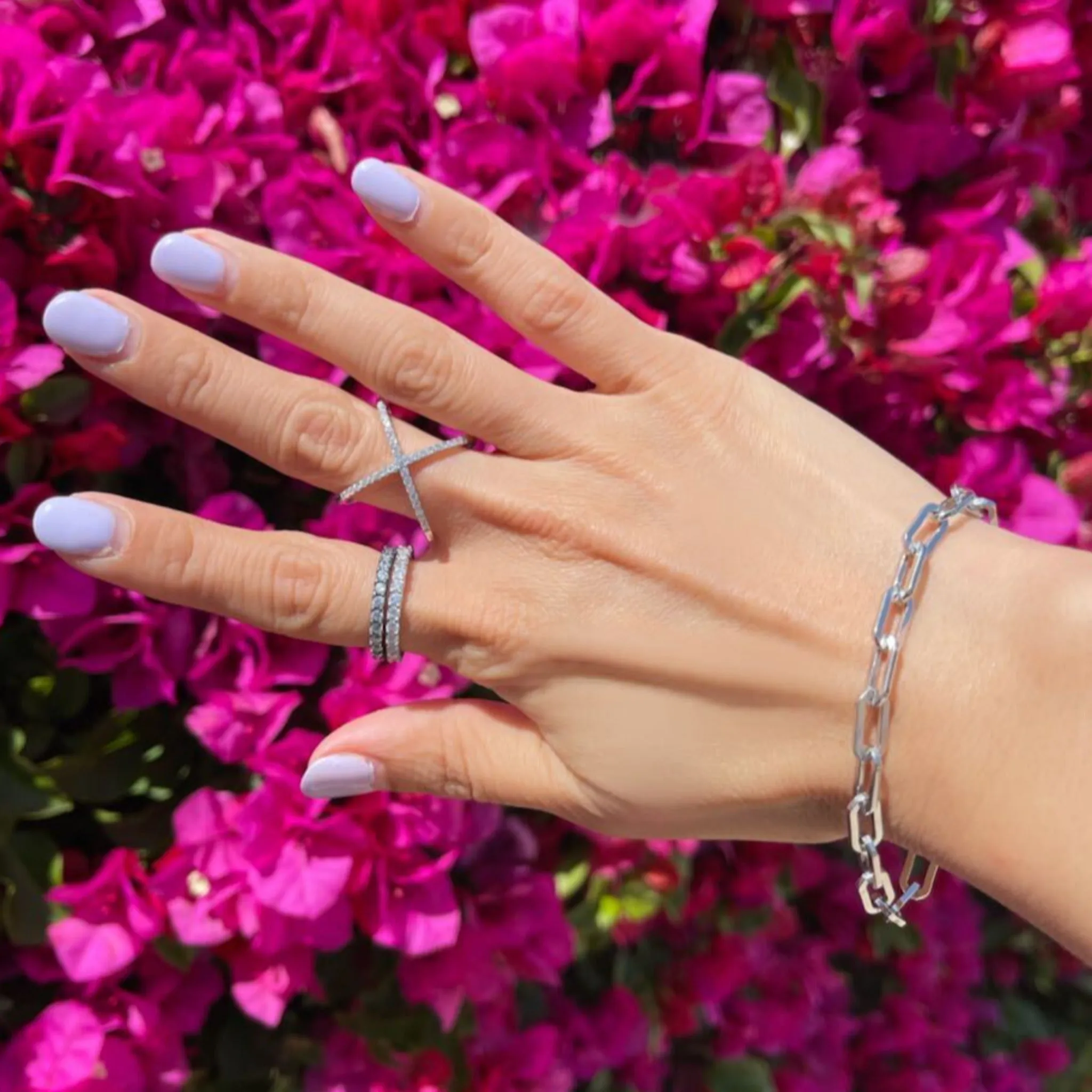 Large Paperclip Chain Bracelet sold by Capsul Jewelry product image thumbnail 2