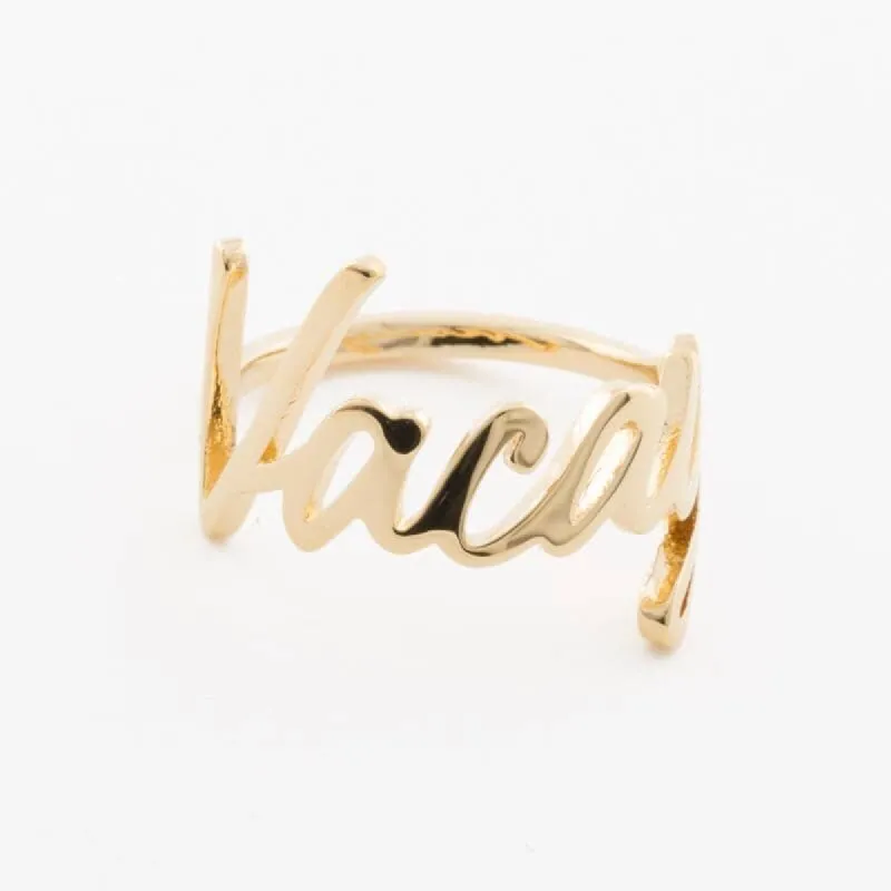 Vacay Signature Ring sold by Capsul Jewelry