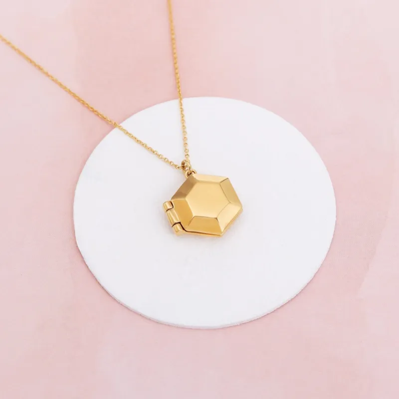 Capsul Locket Necklace made by Capsul Jewelry