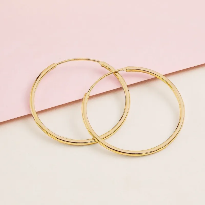 30mm Large Hoop Earrings sold by Capsul Jewelry