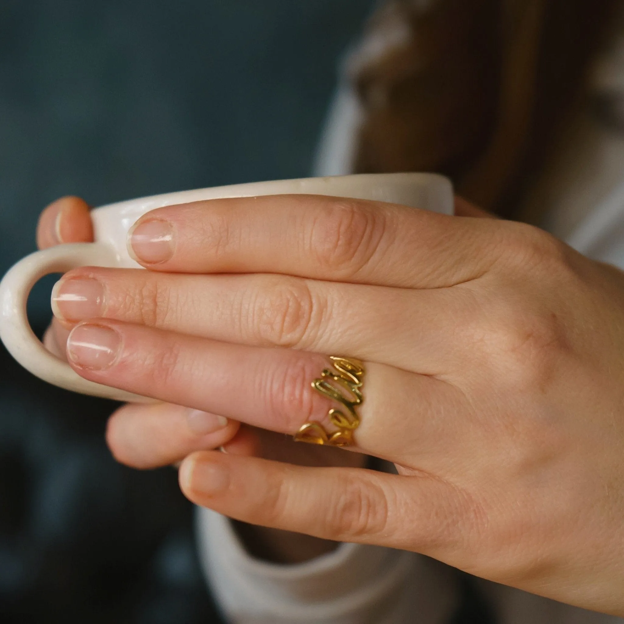 Custom Signature Ring sold by Capsul Jewelry product image thumbnail 4
